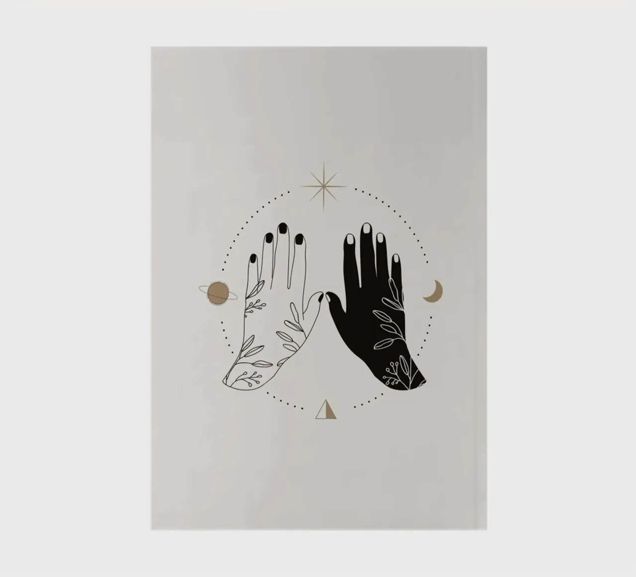 Open Palms notebook by Pure