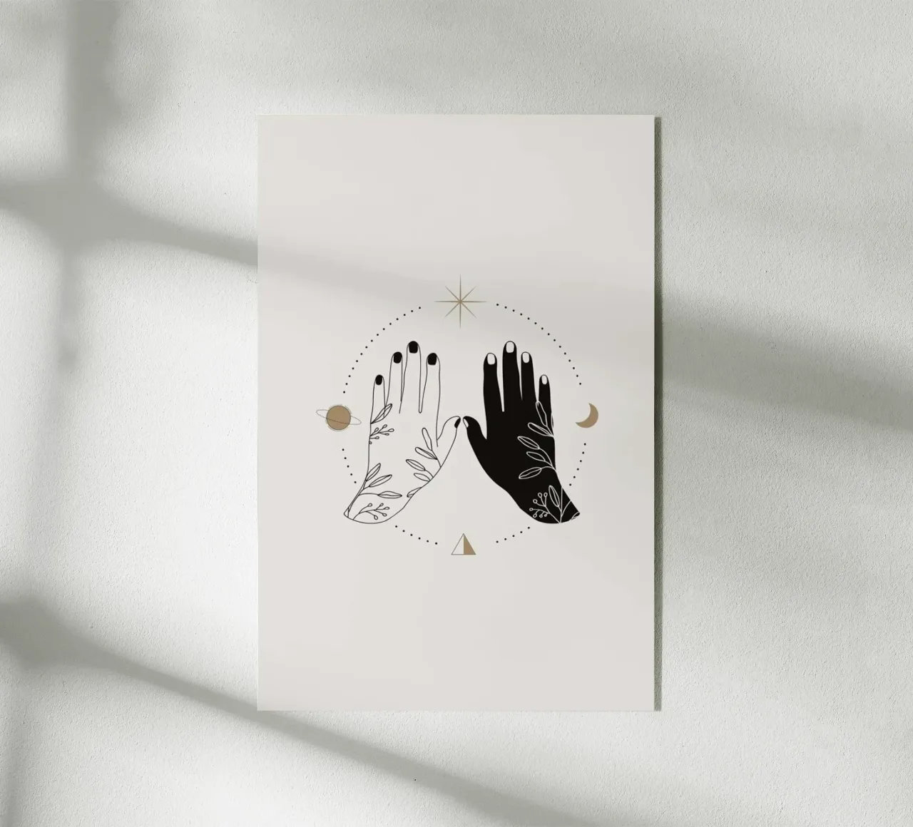 Open Palms plexiglass da Pure