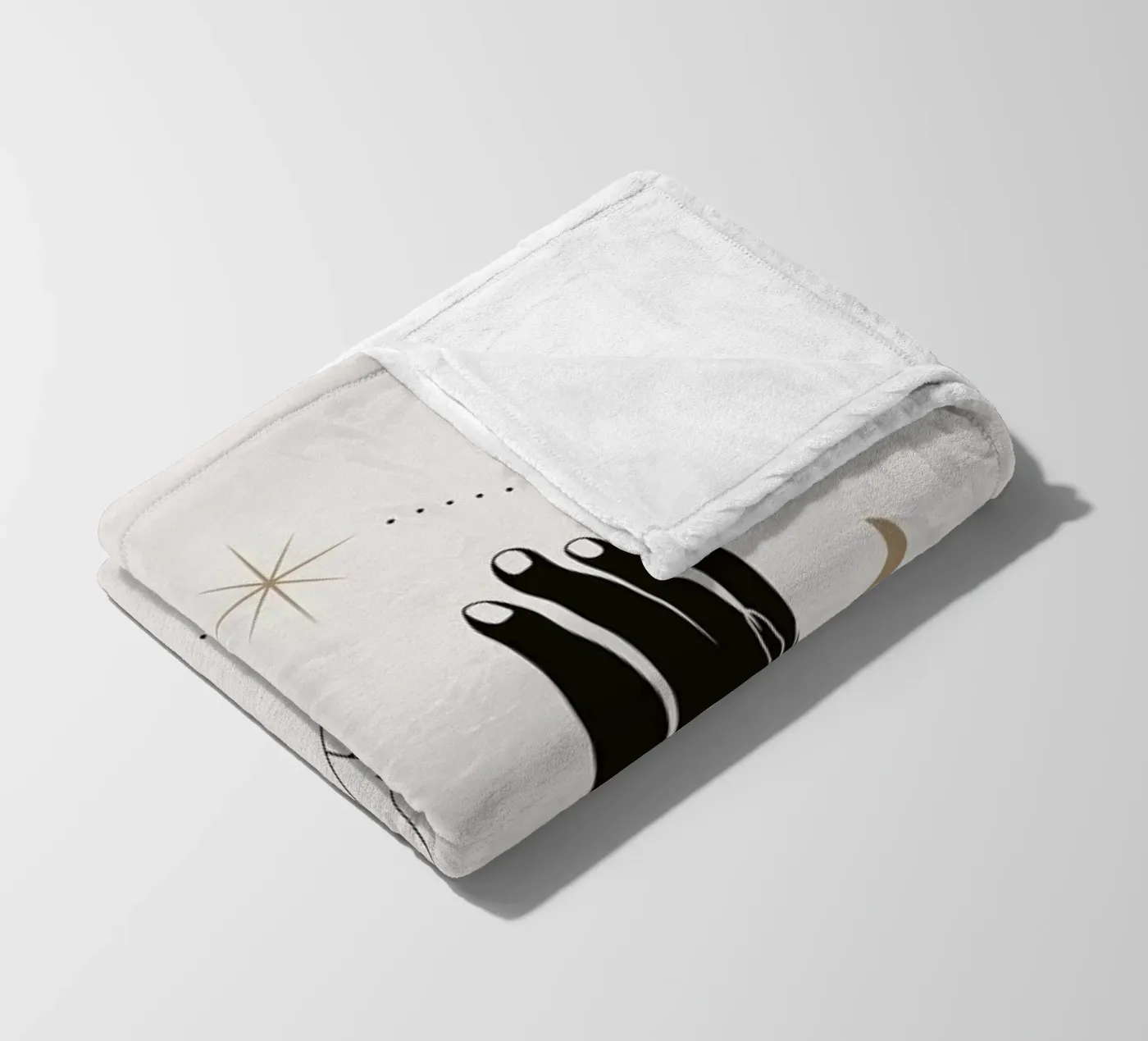 Open Palms fleecedeken van Pure