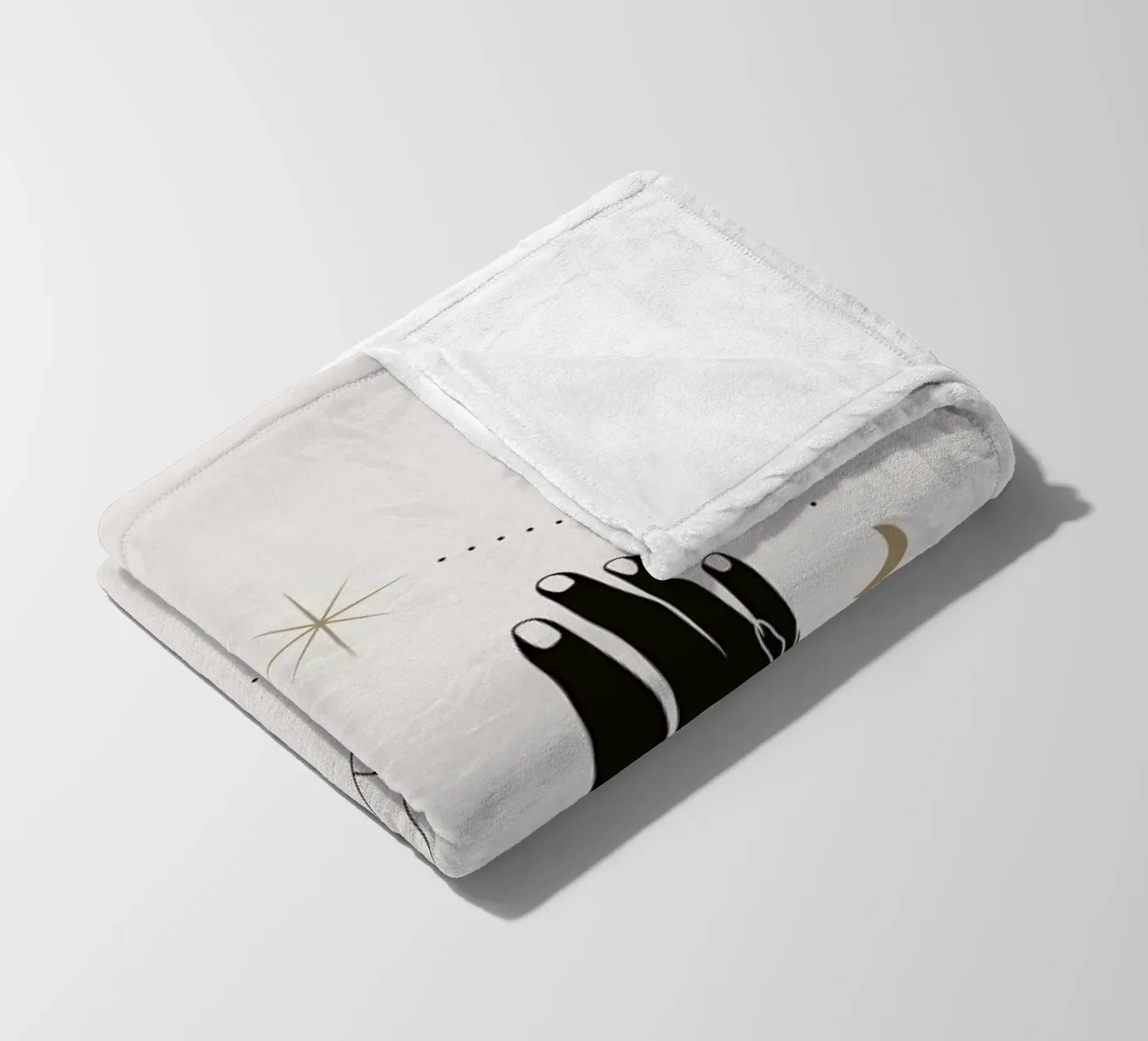 Open Palms fleecedeken van Pure