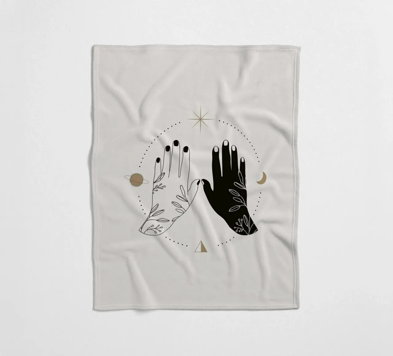 Open Palms coperta in pile da Pure