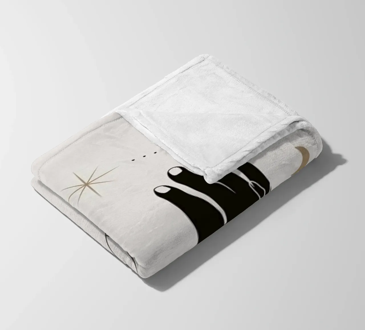 Open Palms fleecedeken van Pure