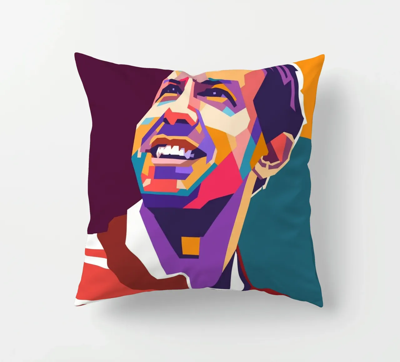 Sebastian Vettel ritratto pop art cuscino da Hantamrata