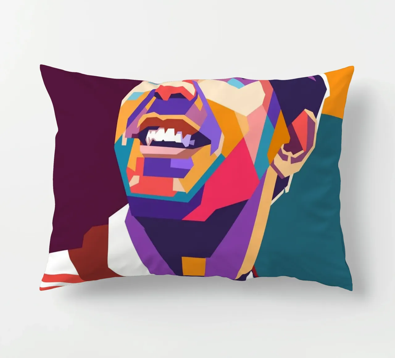 Sebastian Vettel ritratto pop art cuscino da Hantamrata