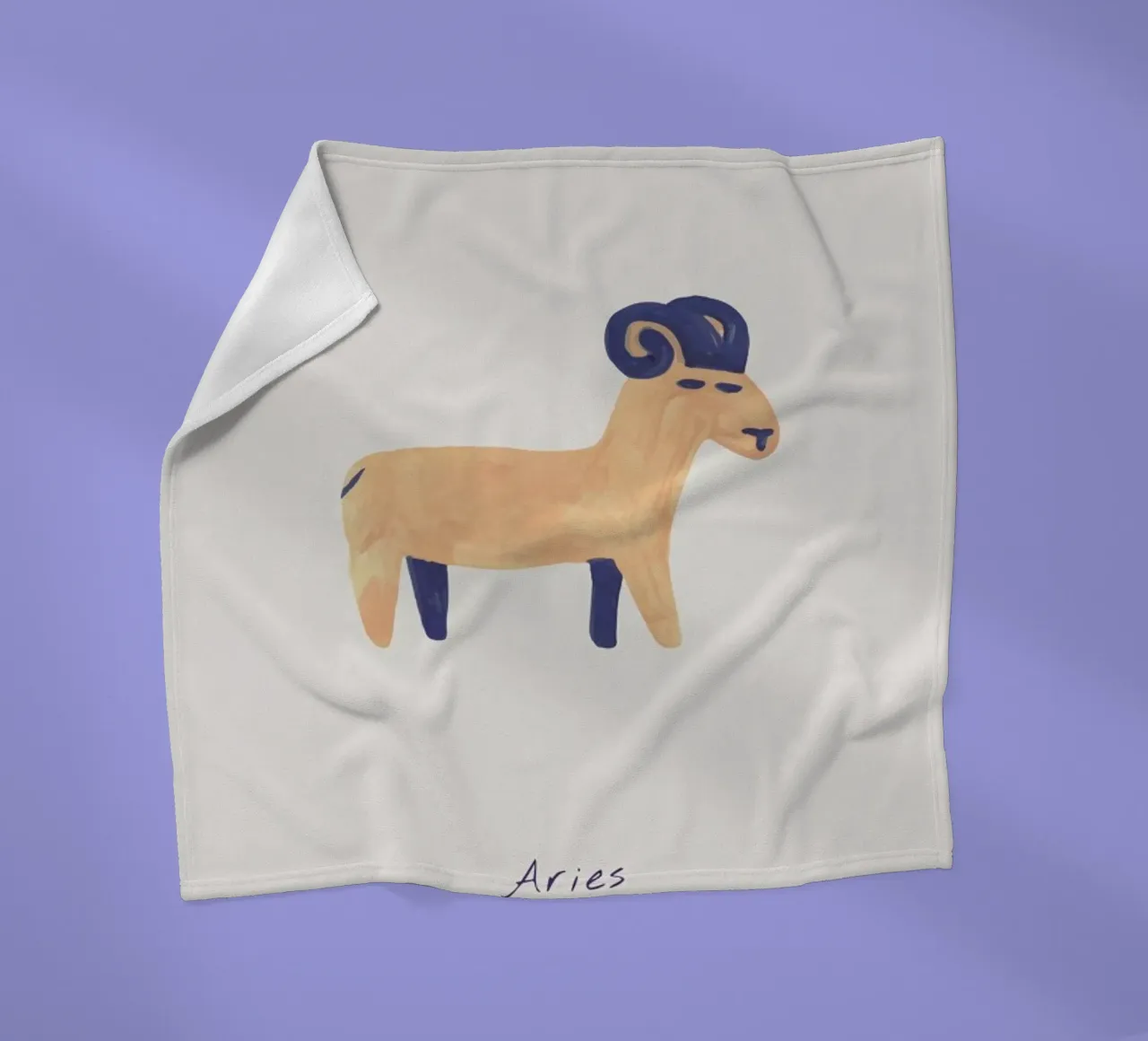 Aries coperta in pile da Little Flourishes