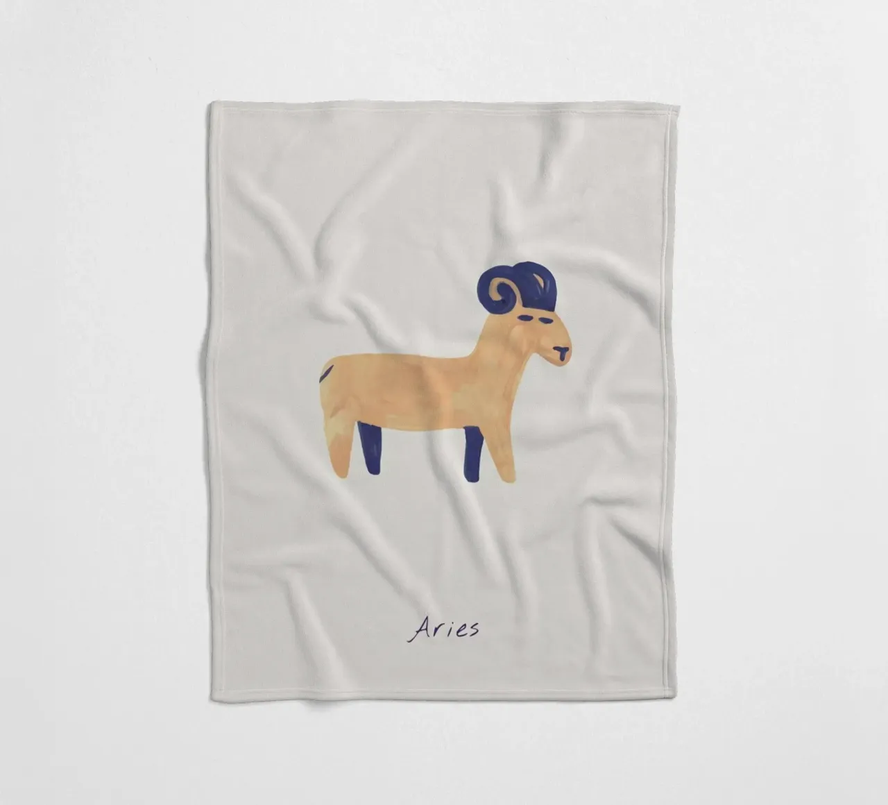 Aries coperta in pile da Little Flourishes
