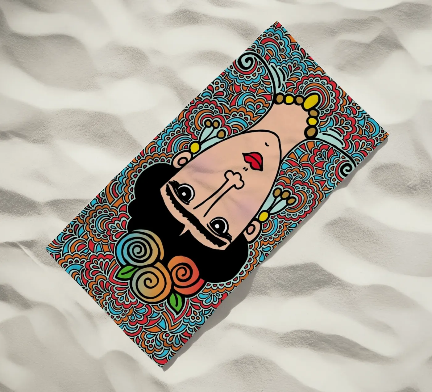 Flower Frida telo mare da KP Design