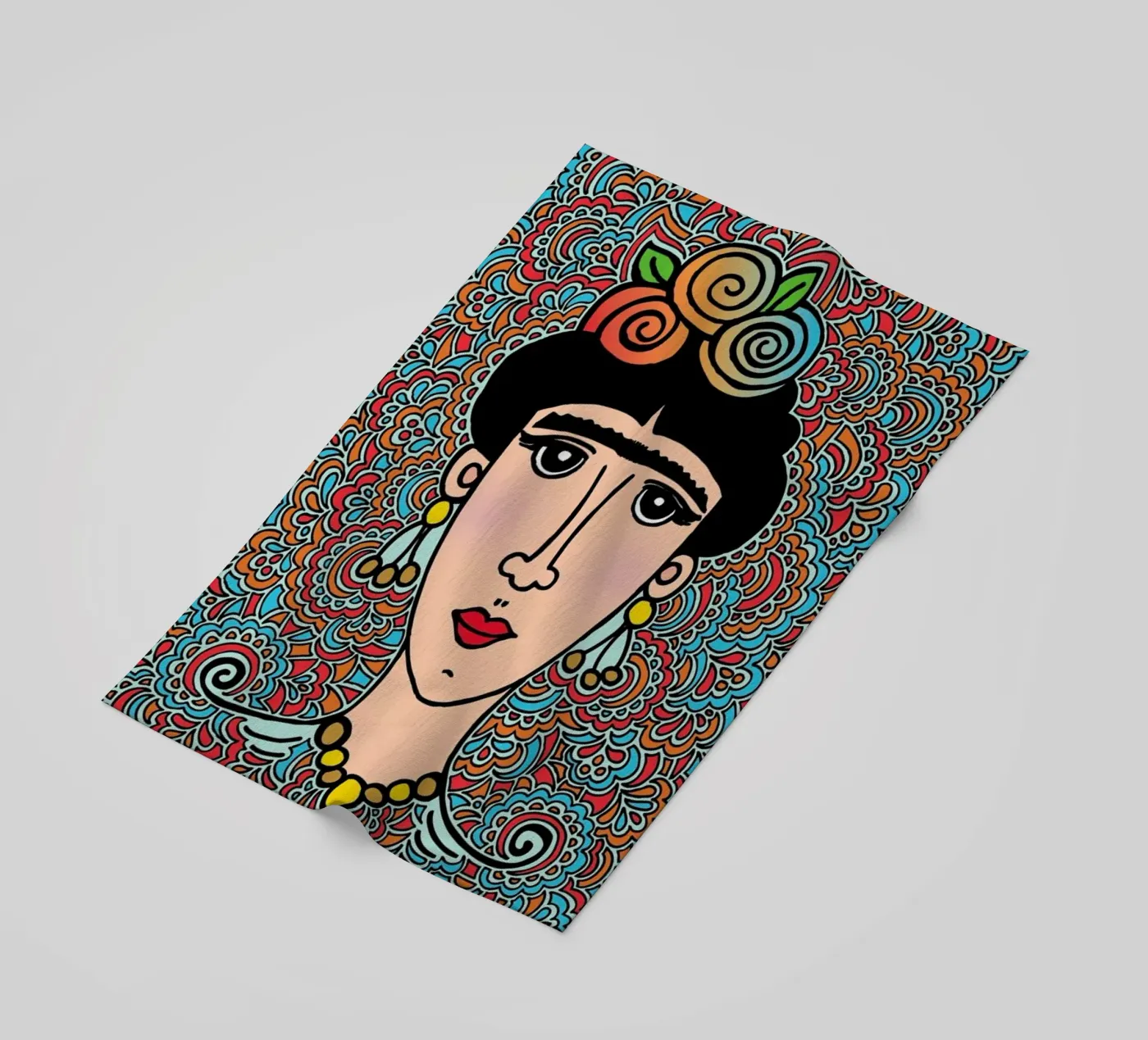 Flower Frida telo mare da KP Design