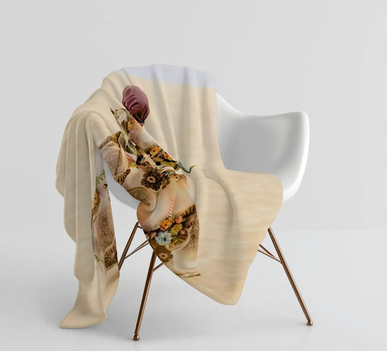 Desert Dance by Kurshid Samarqandiy fleece blanket by EyeEm Mobile GmbH