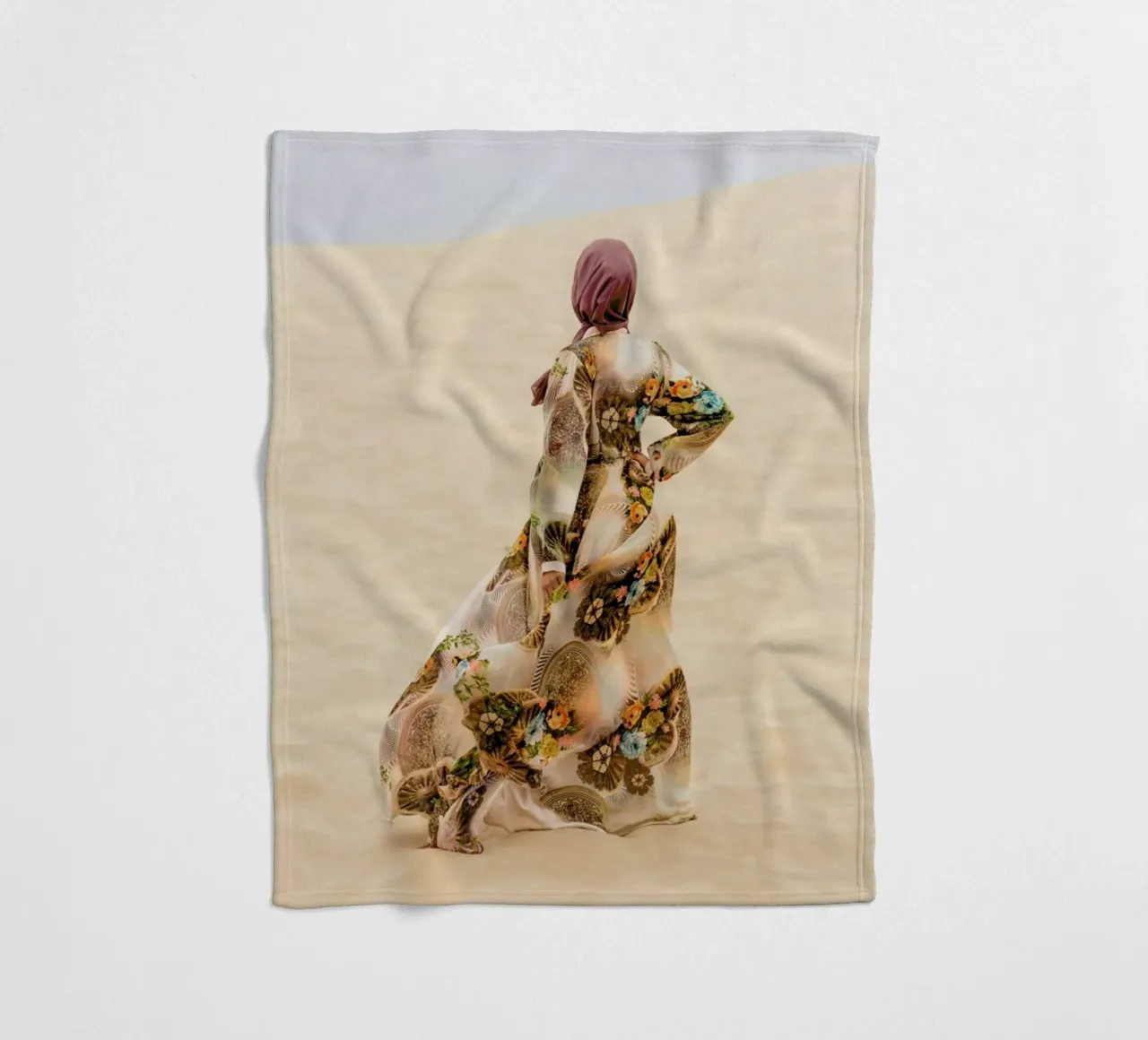 Desert Dance by Kurshid Samarqandiy fleece blanket by EyeEm Mobile GmbH