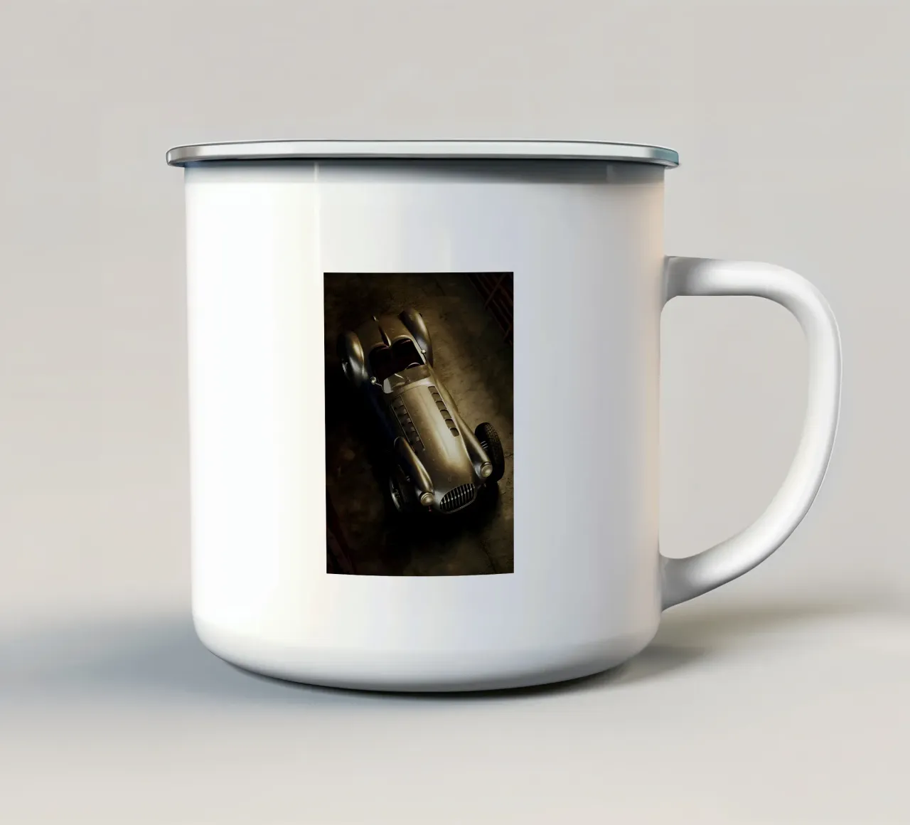 Auto d'epoca tazza in smalto da CAR EDITION