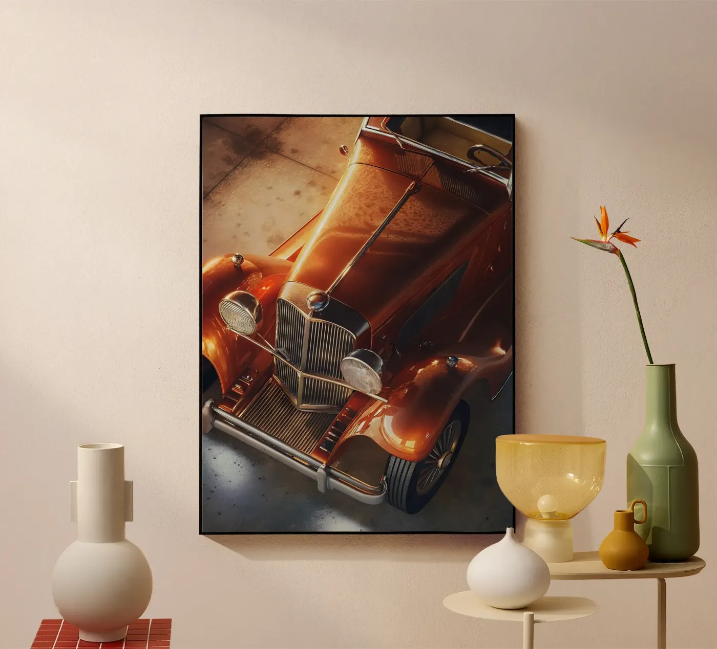 Classic cars acrylic glass by CAR EDITION