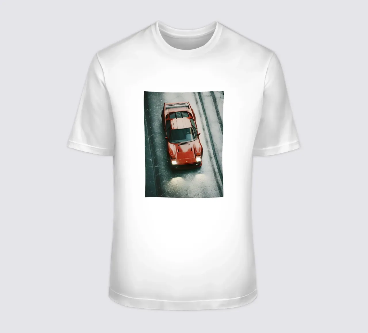 Auto da corsa rossa t-shirt da CAR EDITION