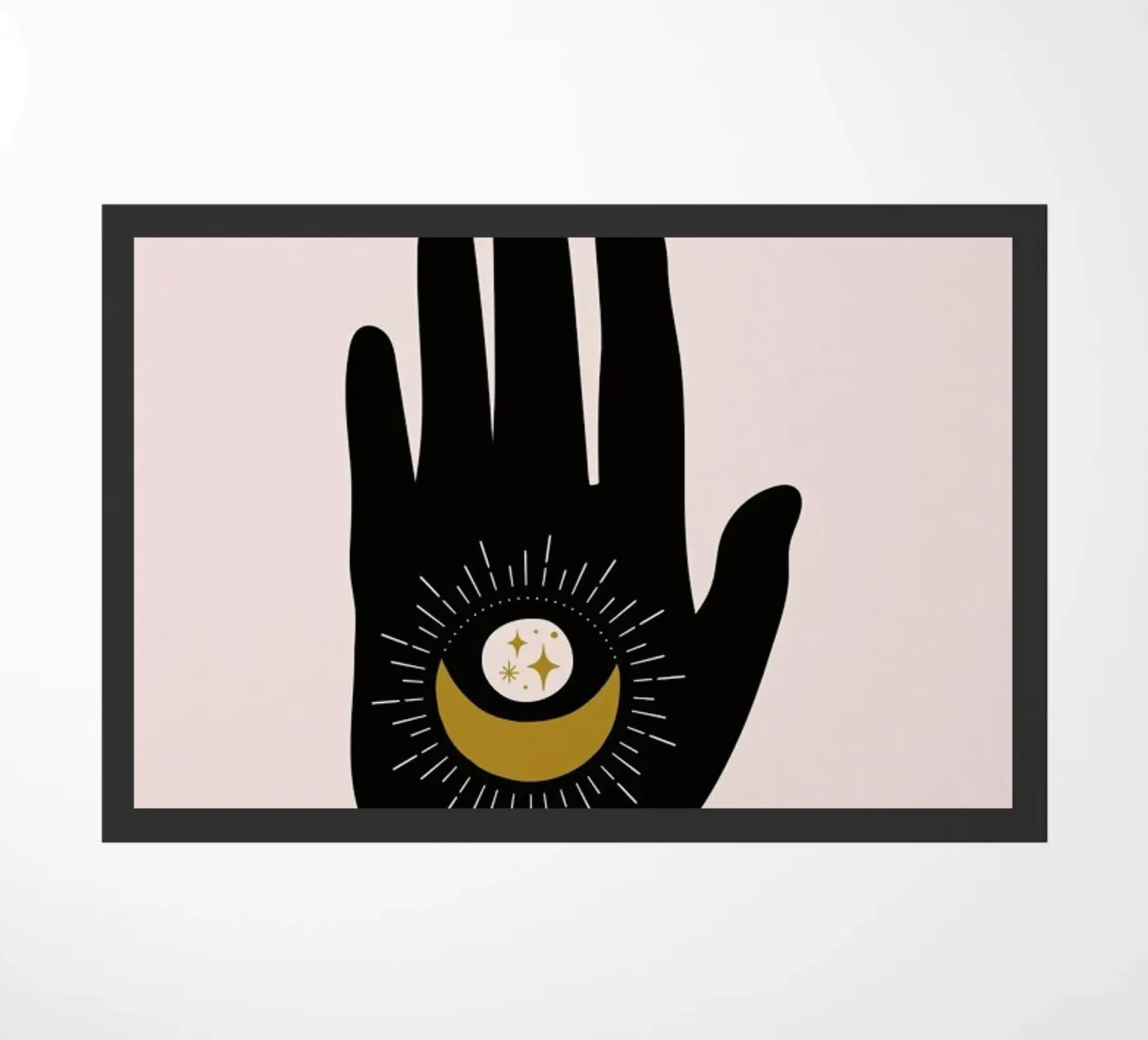 Palm Reading doormat by Pure