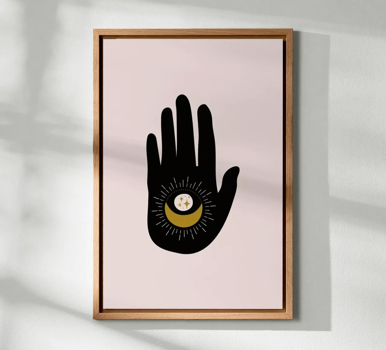 Palm Reading tela con Cornice a cassetta da Pure