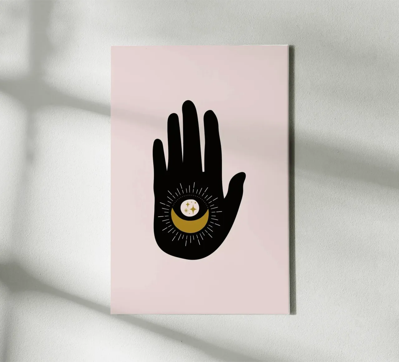 Palm Reading tela con Cornice a cassetta da Pure
