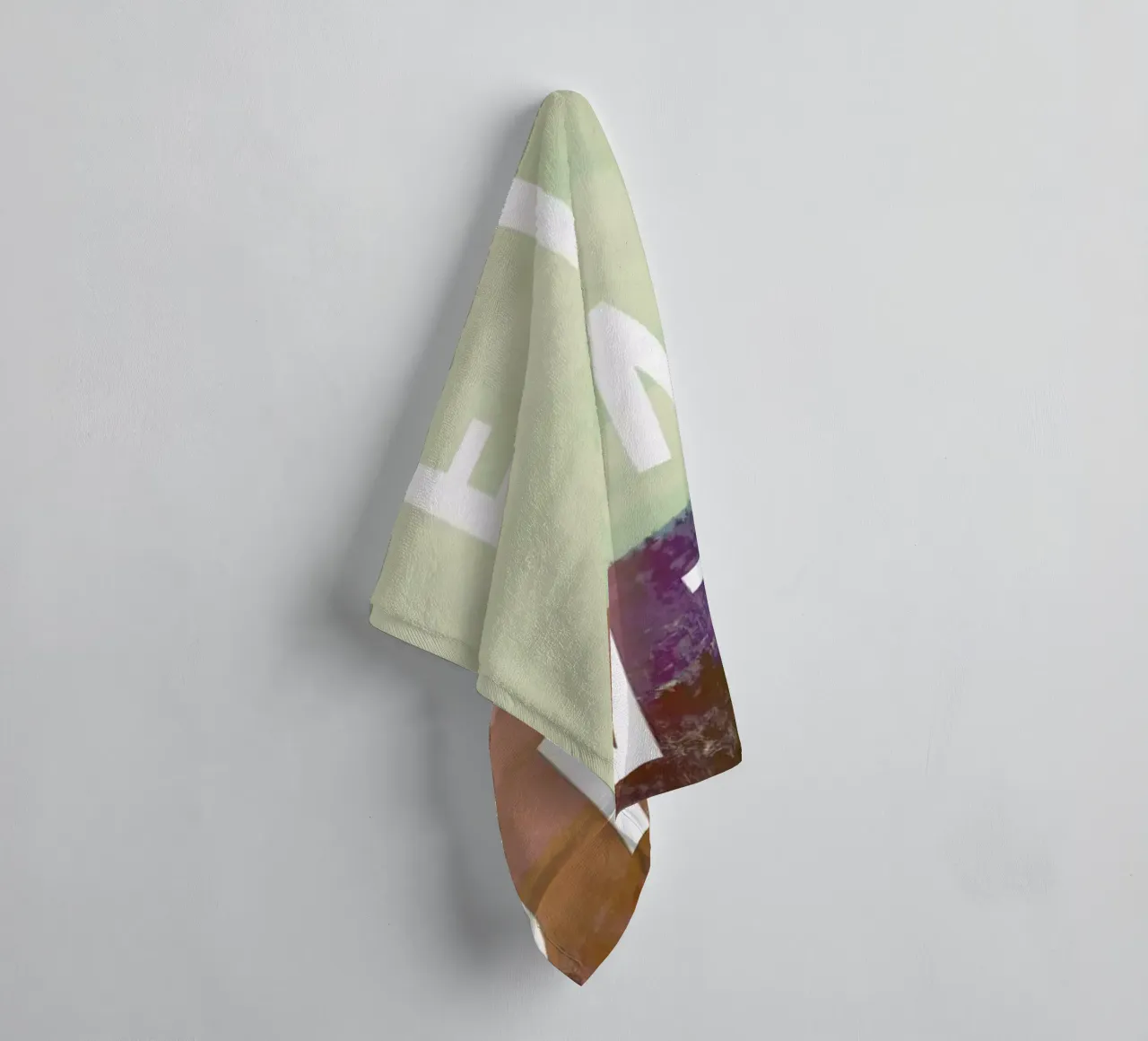 Live in The Mountains towel by Vintage Skies