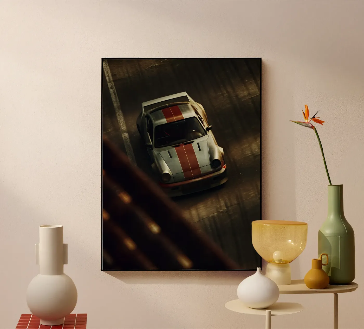 Auto da corsa rossa plexiglass da CAR EDITION