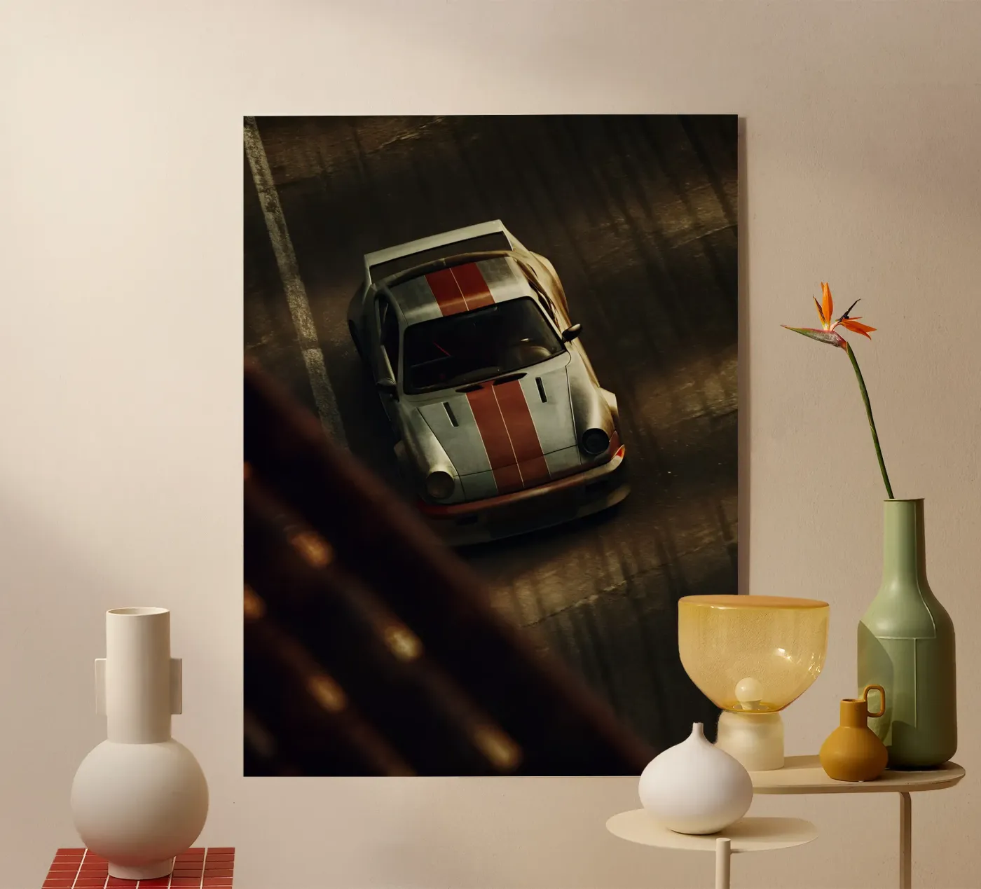 Auto da corsa rossa plexiglass da CAR EDITION