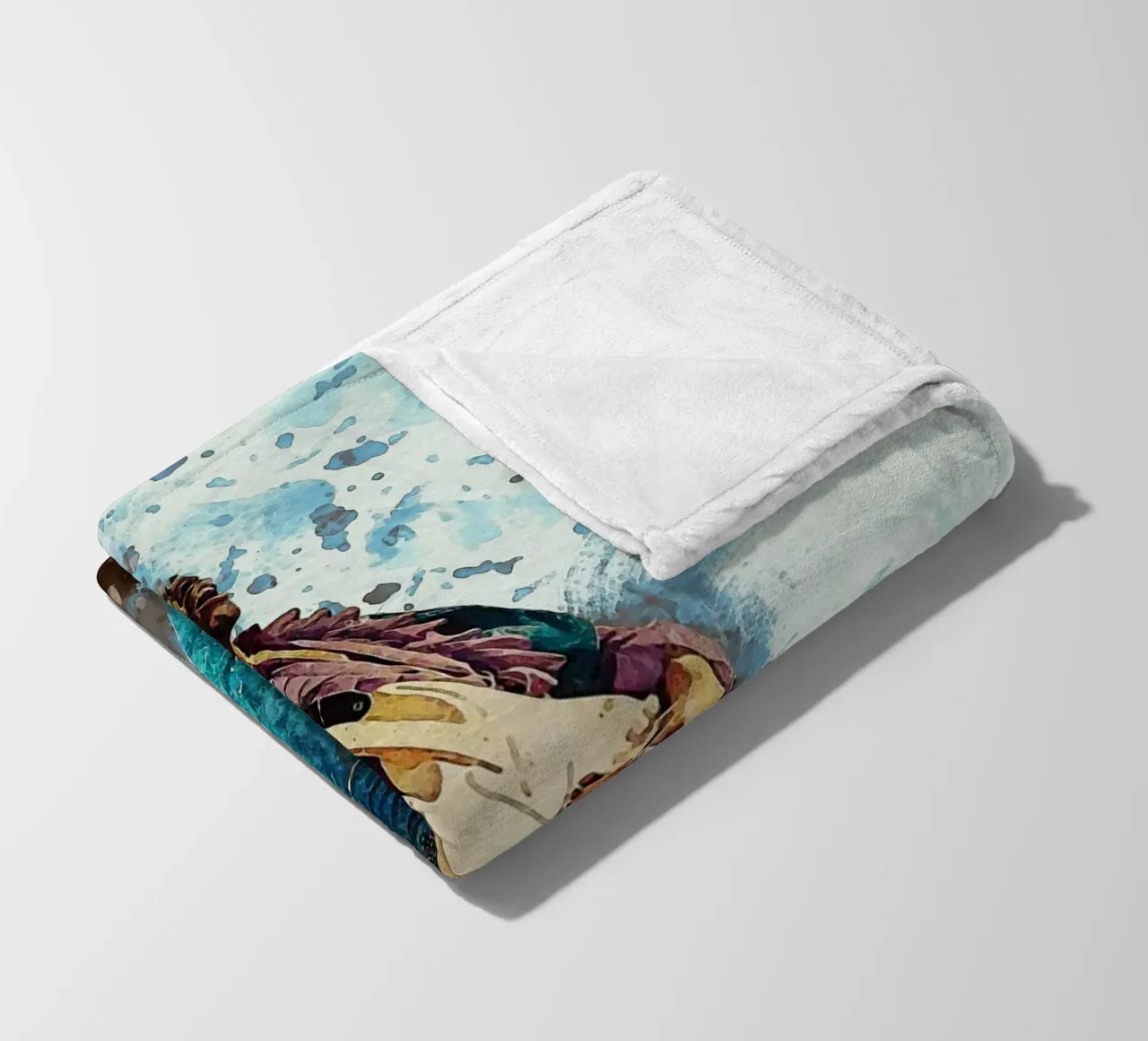 Sbaffo Jimi hendrix - Ritratto di Hey Joe coperta in pile da Gunawan Rb