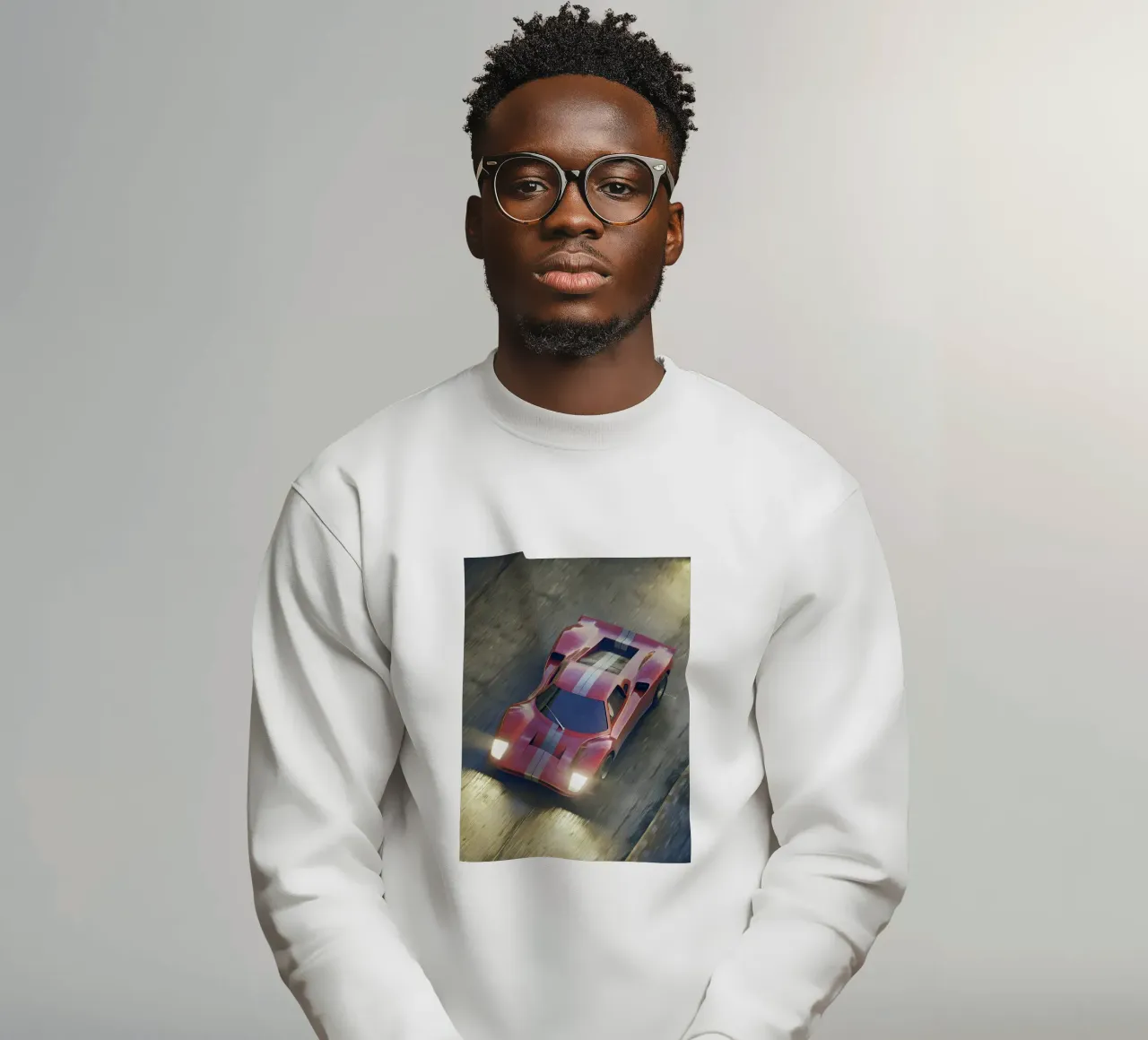 Auto da corsa rossa felpa da CAR EDITION