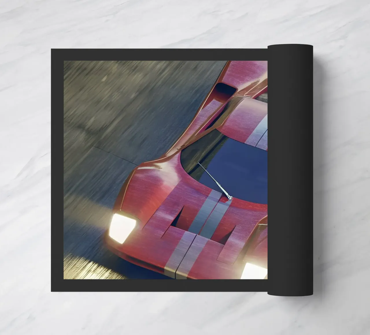 Auto da corsa rossa zerbino da CAR EDITION