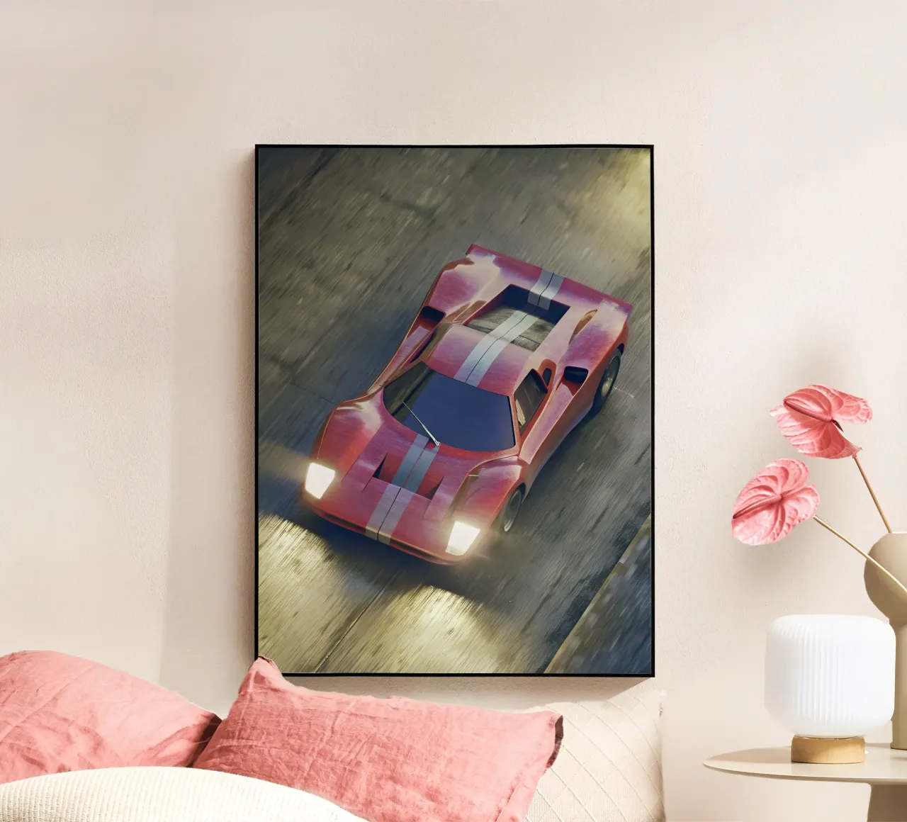 Auto da corsa rossa plexiglass da CAR EDITION