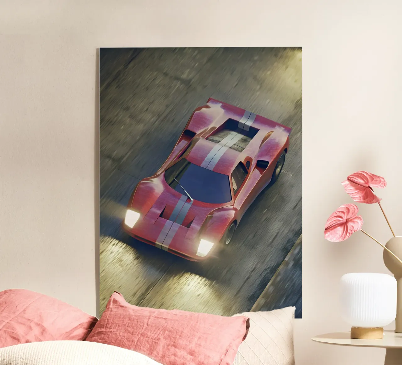 Auto da corsa rossa plexiglass da CAR EDITION