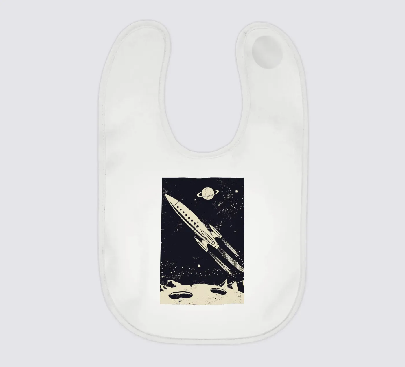 Space Rocket II bavaglino da Little Flourishes