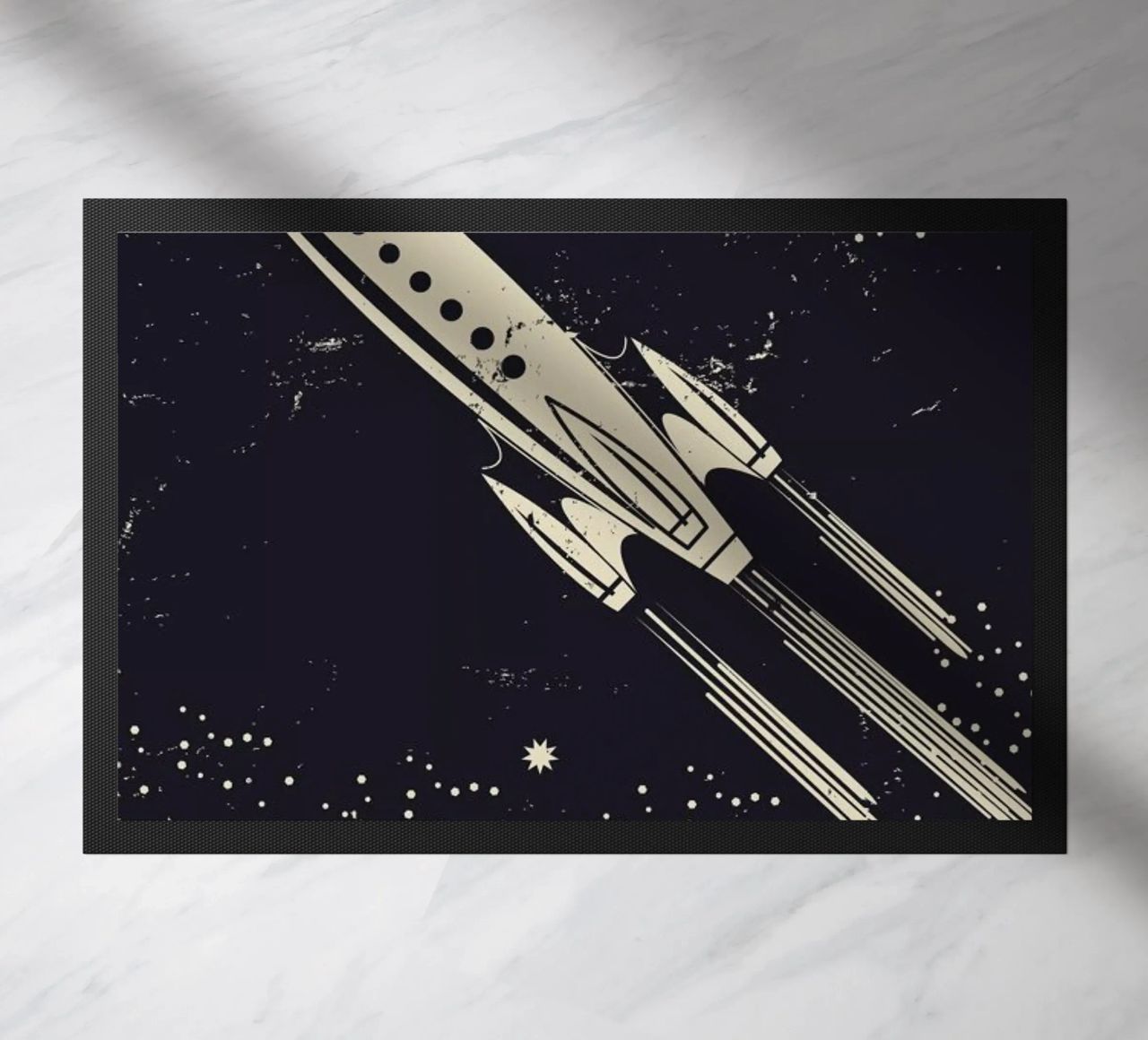 Space Rocket II zerbino da Little Flourishes