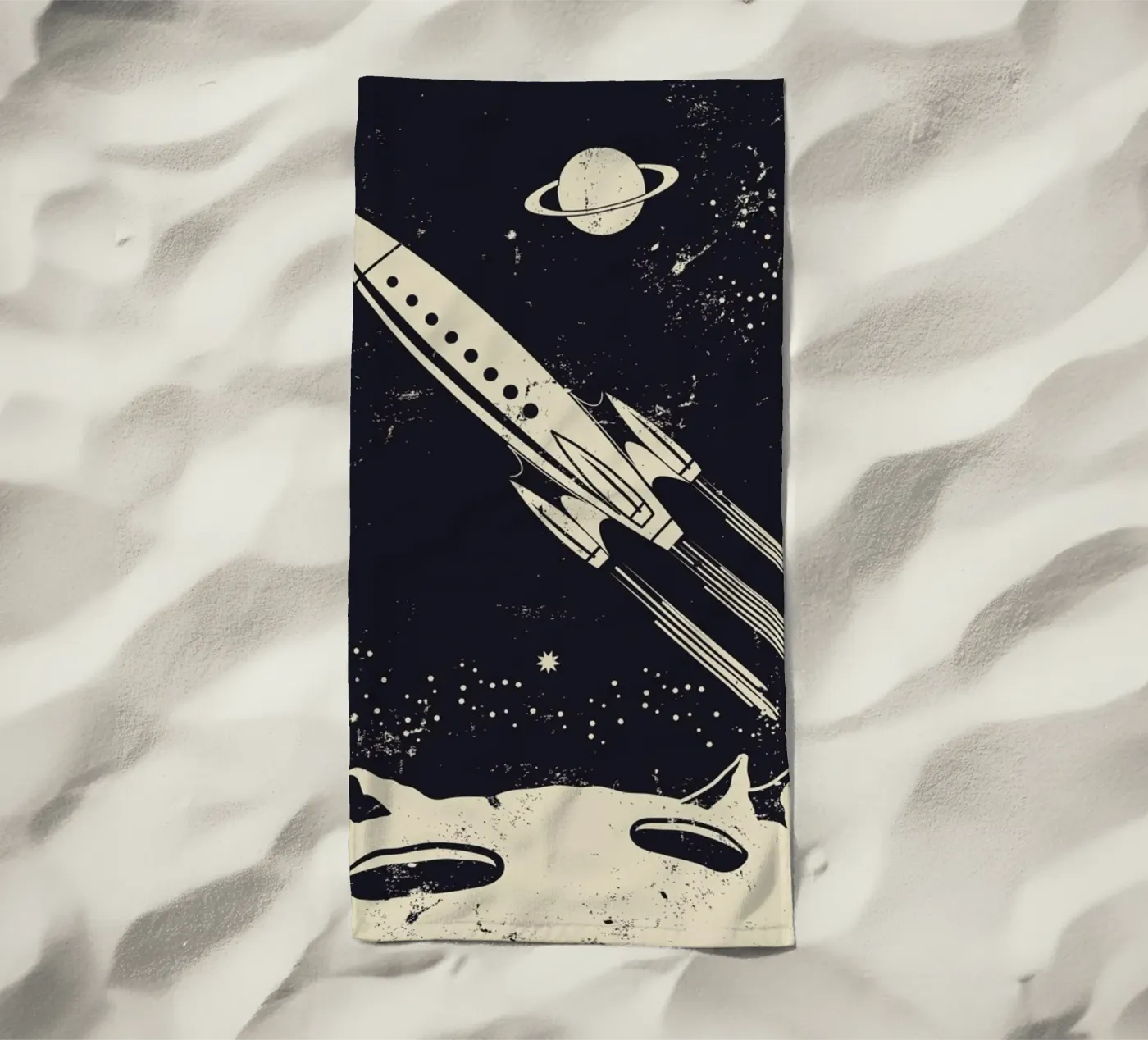 Space Rocket II telo mare da Little Flourishes