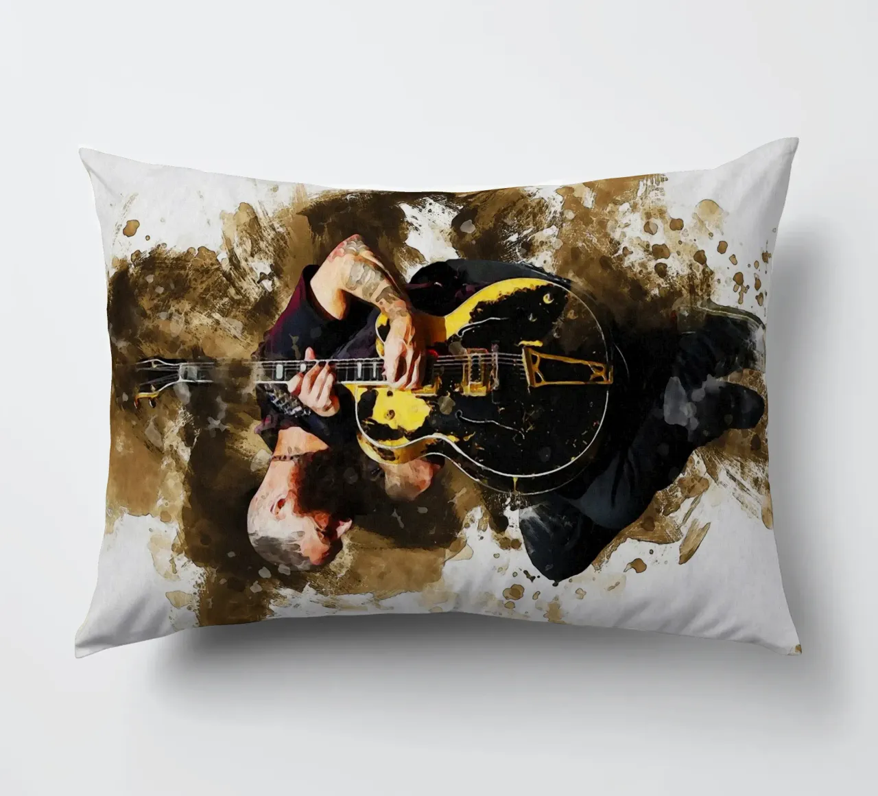 Sbaffo di Tim Armstrong dei Rancid cuscino da Gunawan Rb