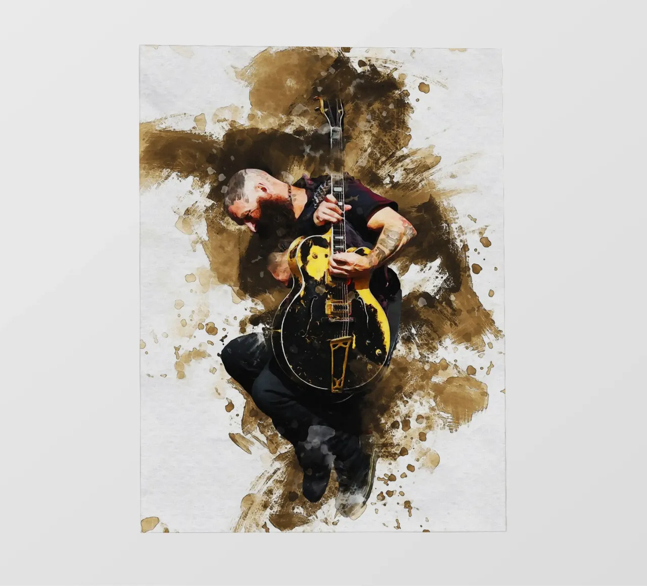 Sbaffo di Tim Armstrong dei Rancid pellicola backlit da Gunawan Rb