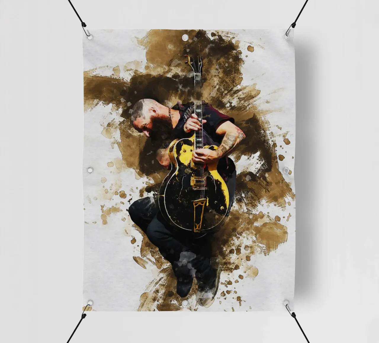 Sbaffo di Tim Armstrong dei Rancid telo in pvc da Gunawan Rb