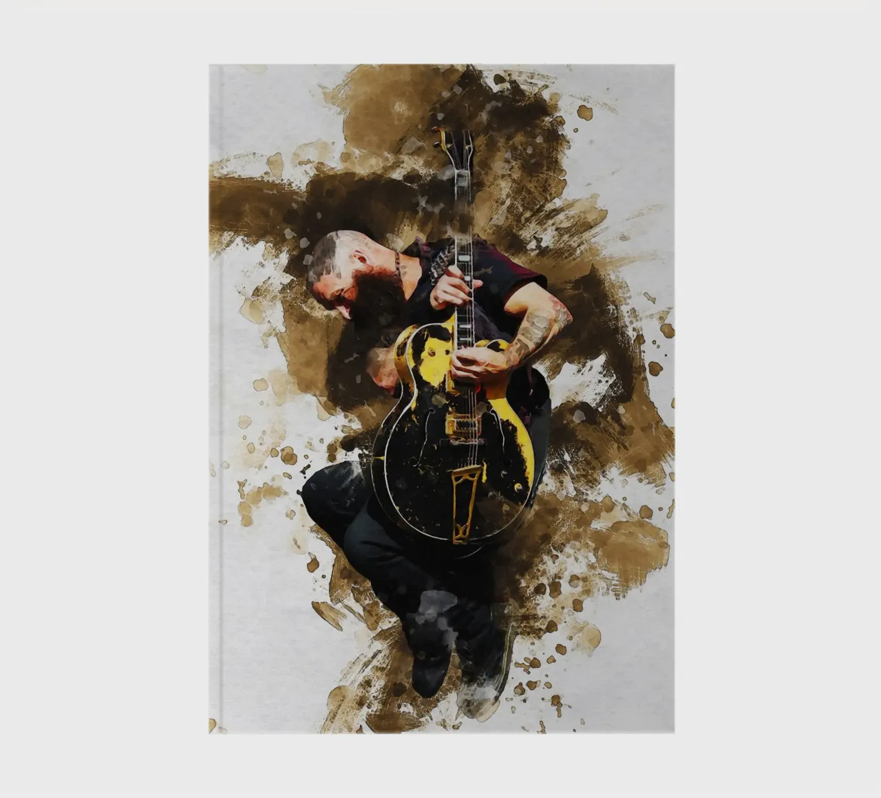 Smudge of Tim Armstrong of Rancid notebook by Gunawan Rb