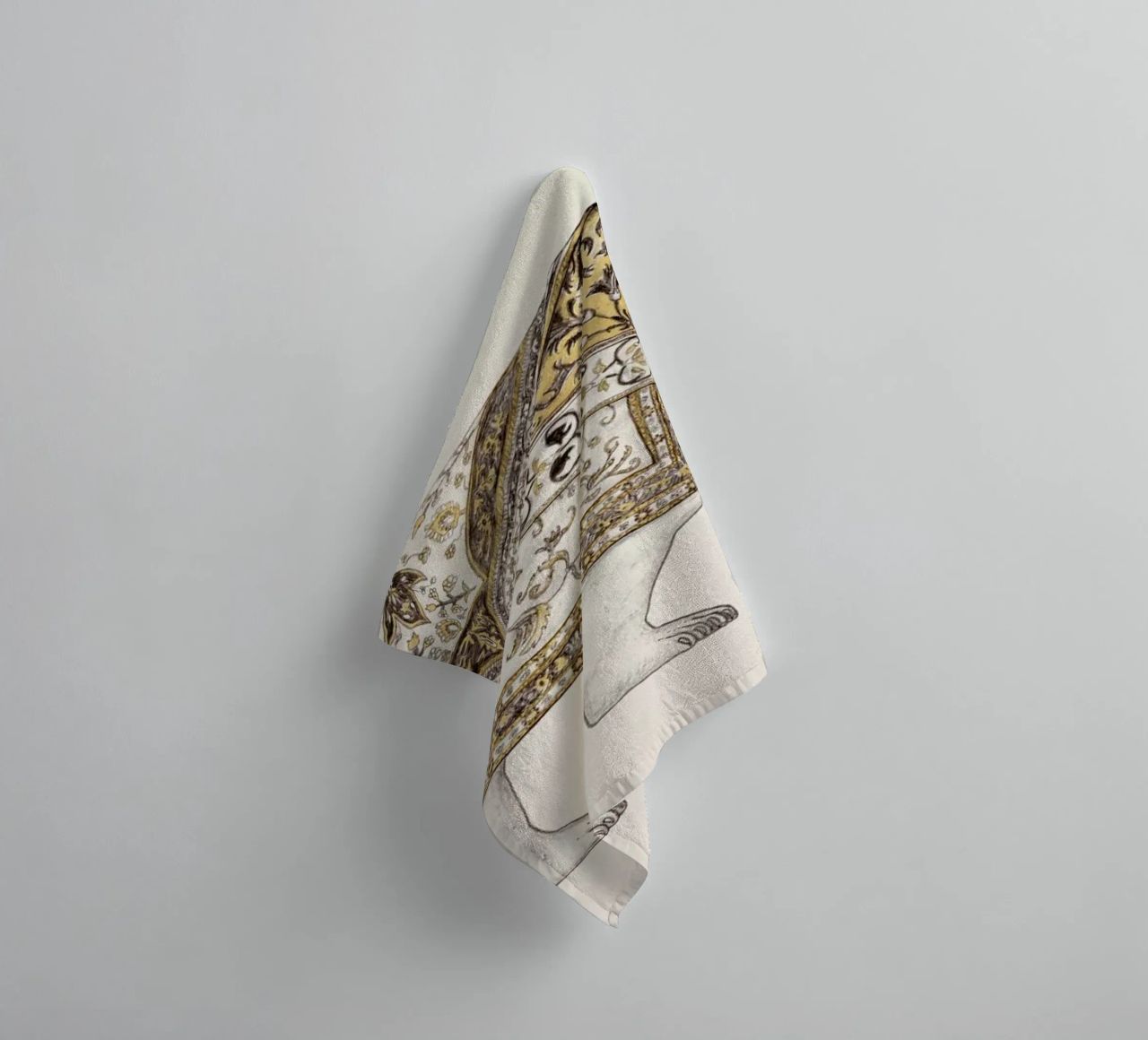 Ours Blanc serviette de bain de Florent Bodart