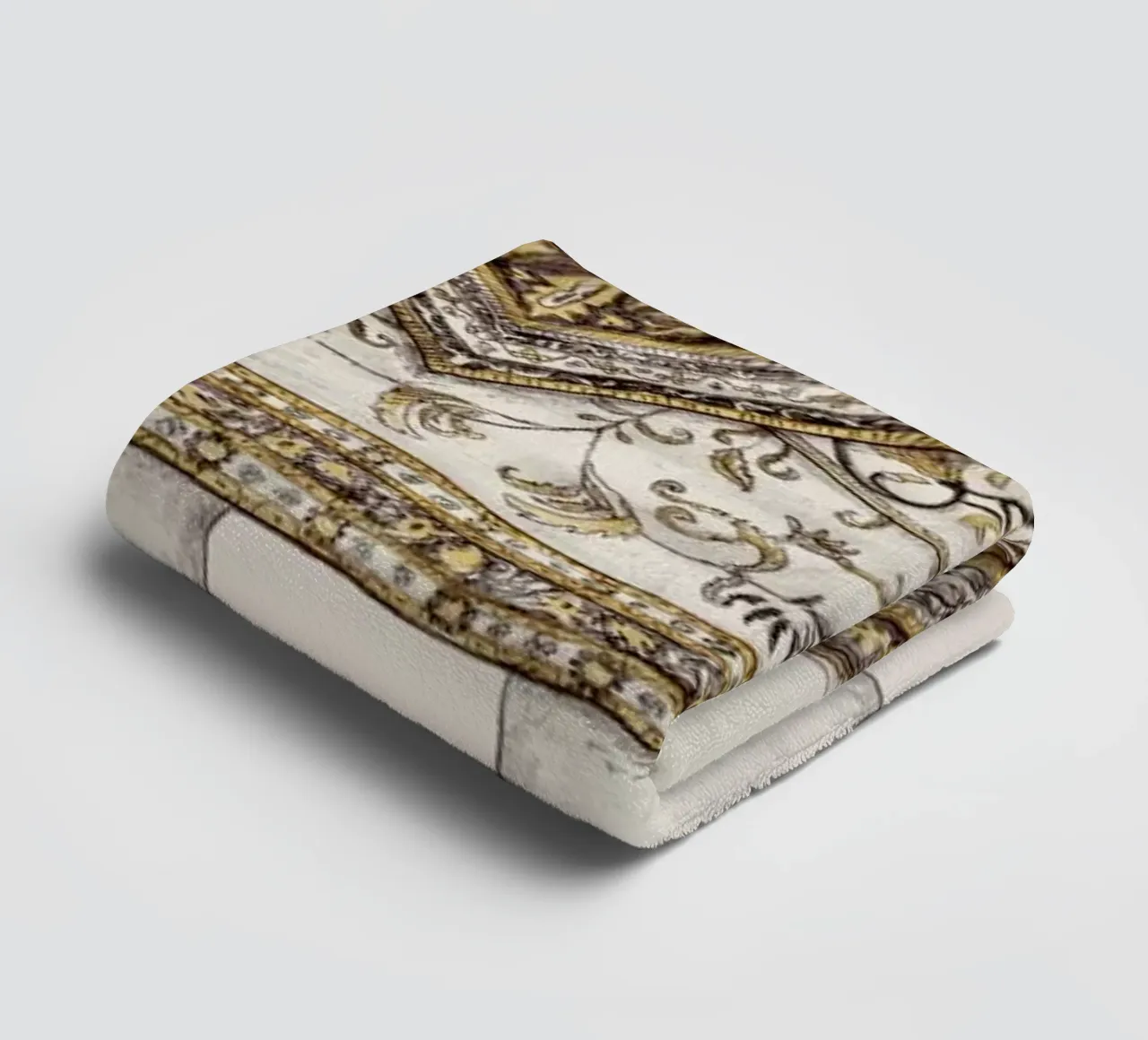 Ours Blanc towel by Florent Bodart