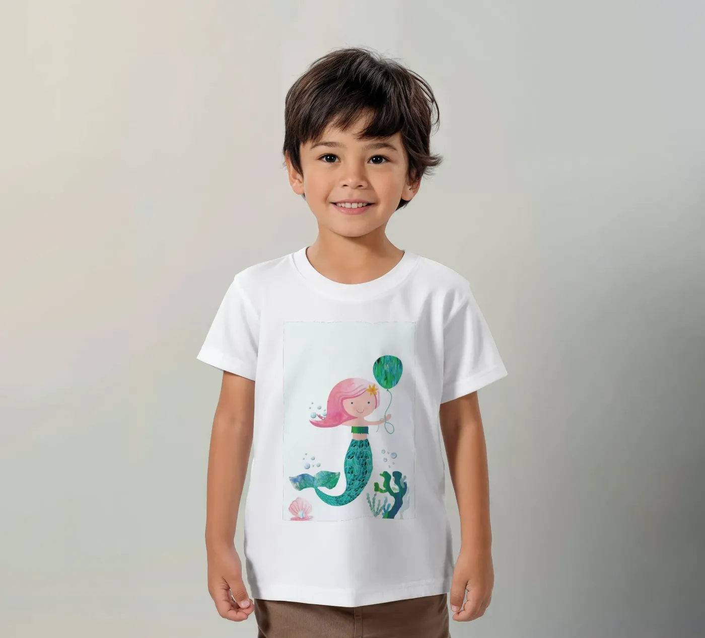 Mermaid t-shirt bambini da Rocket68