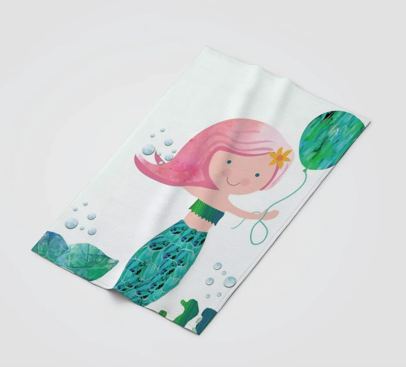Mermaid Fleecedecke von Rocket68