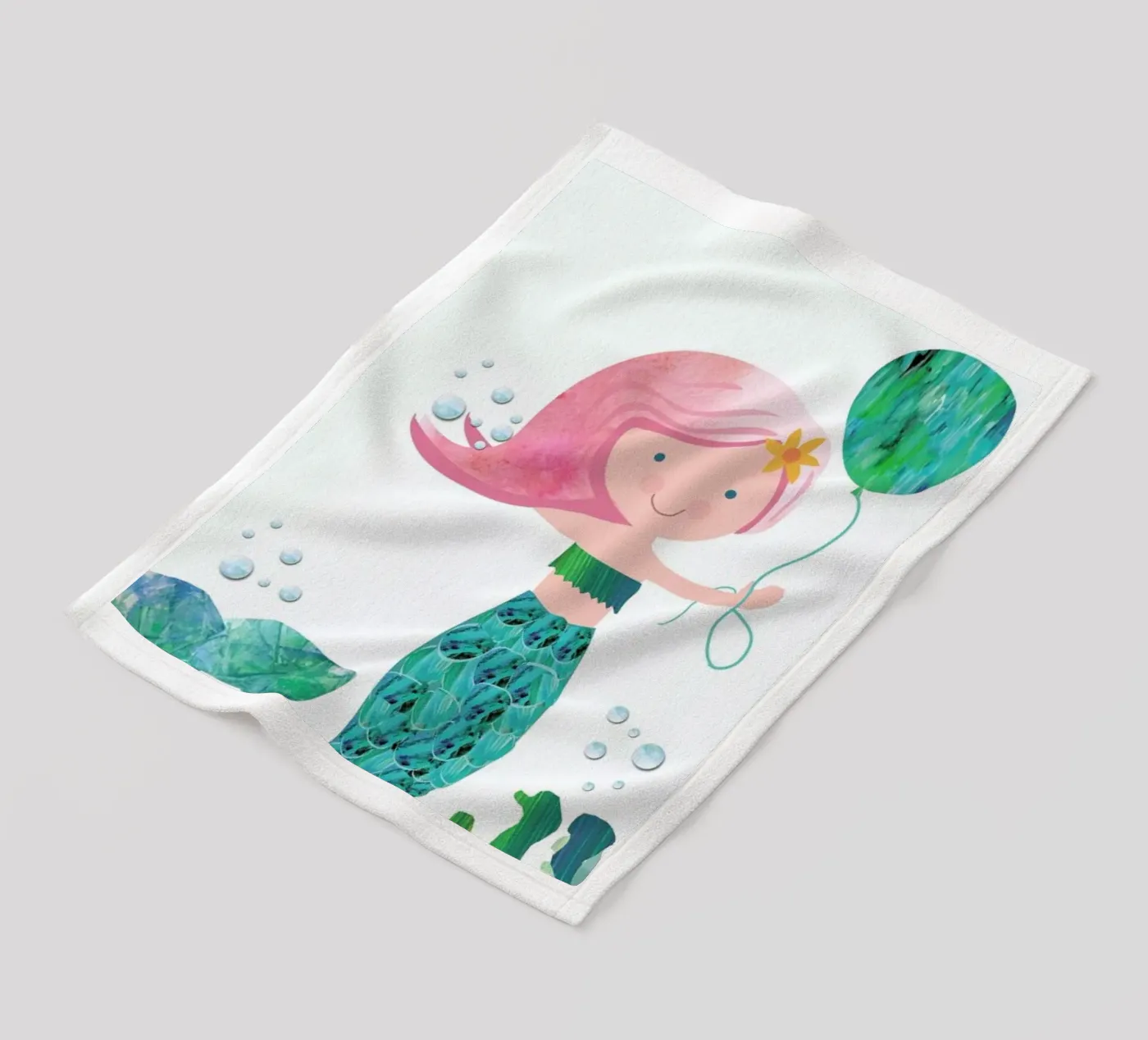 Mermaid Fleecedecke von Rocket68