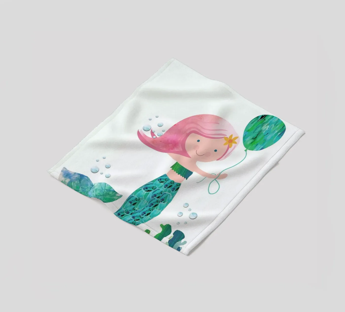 Mermaid Fleecedecke von Rocket68