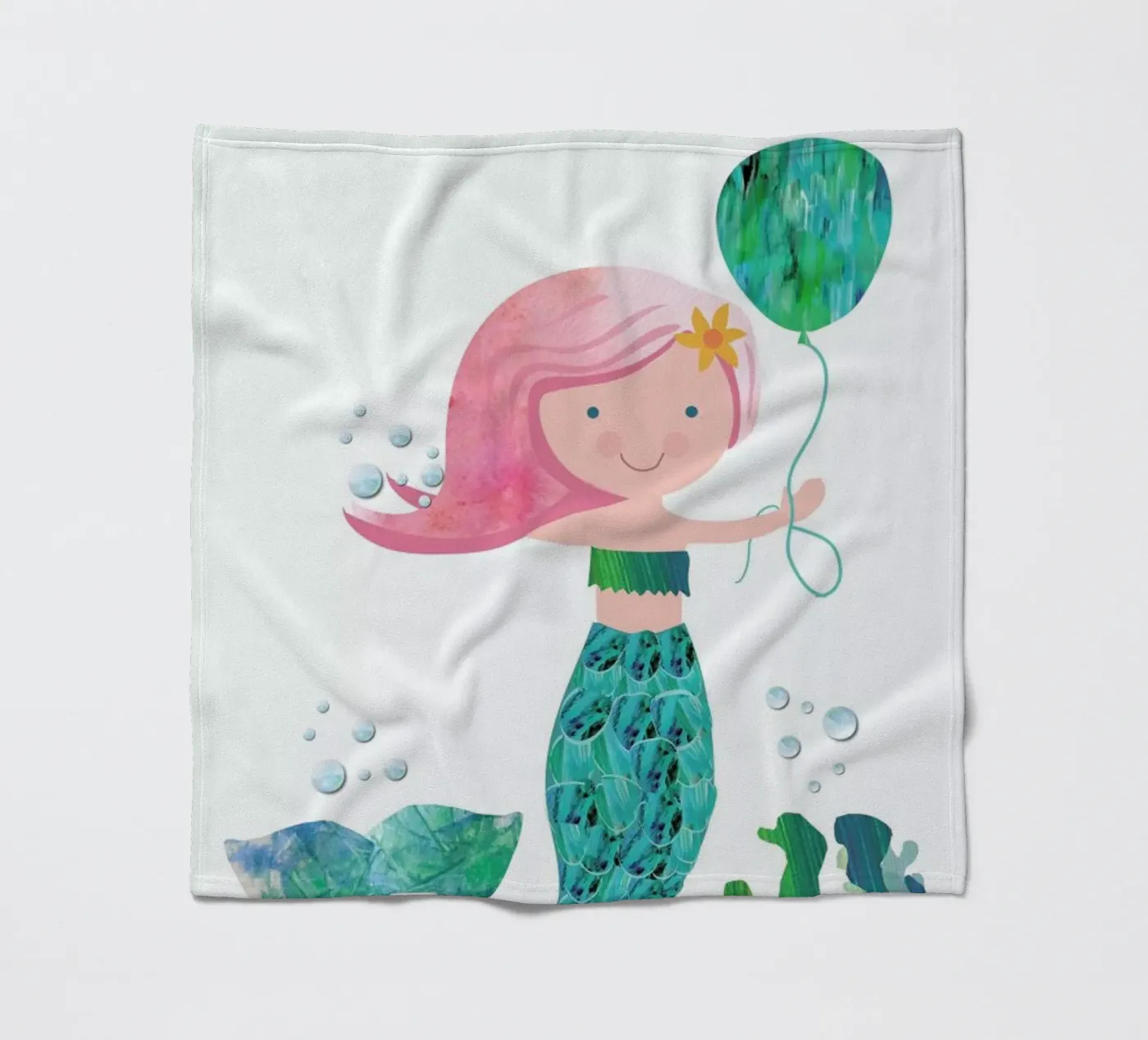 Mermaid Fleecedecke von Rocket68