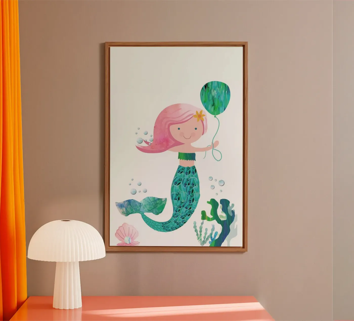 Mermaid alluminio dibond da Rocket68