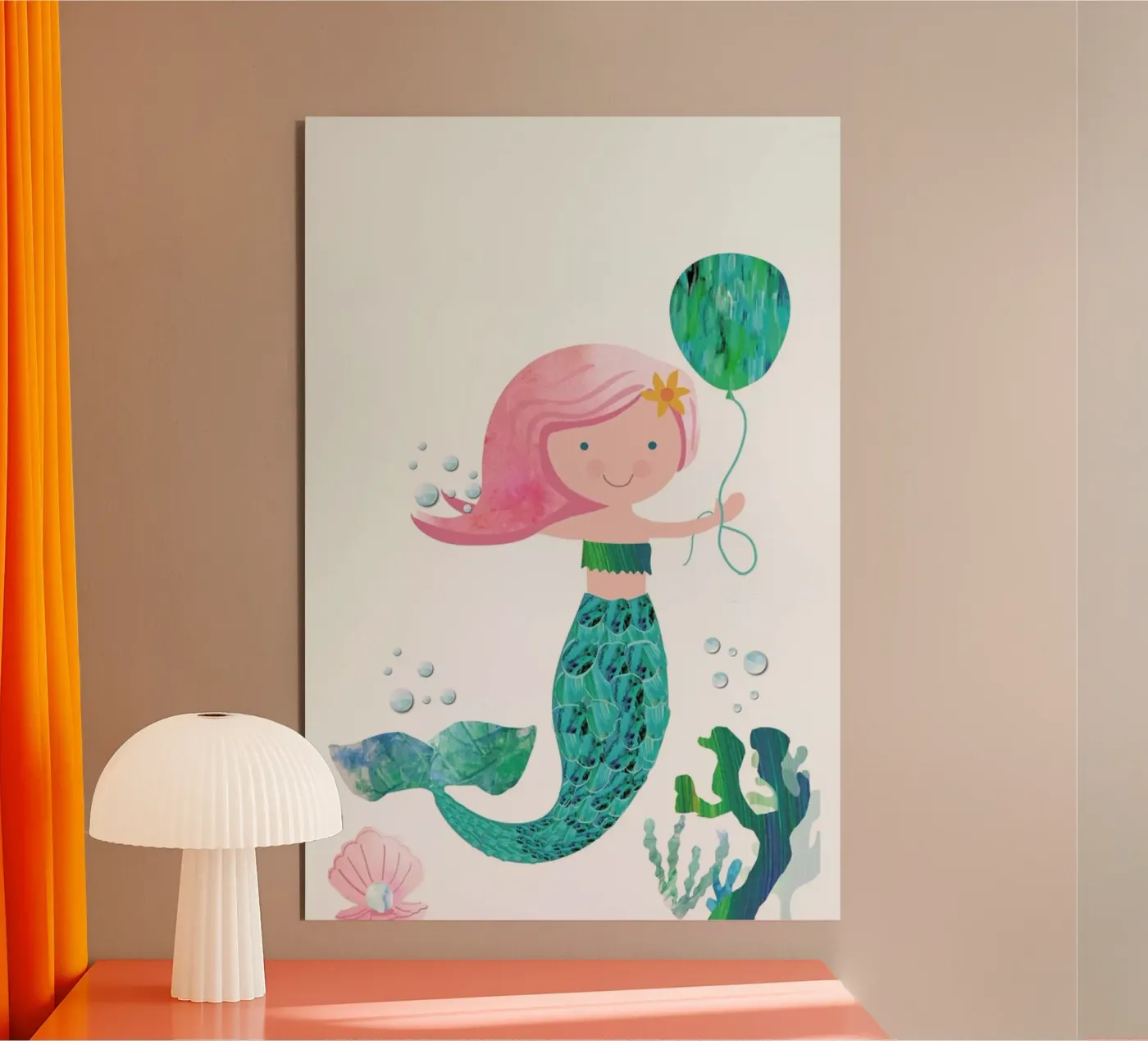 Mermaid alluminio dibond da Rocket68