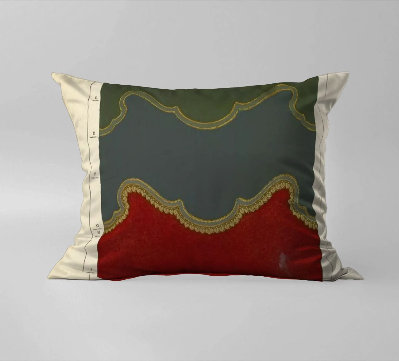 Tenture murale, L'harmonie des couleurs, 1815 - Édouard Guichard coussin de Artokoloro Quint Lox Ltd