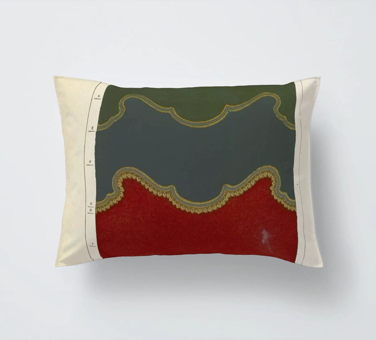 Tenture murale, L'harmonie des couleurs, 1815 - Édouard Guichard coussin de Artokoloro Quint Lox Ltd