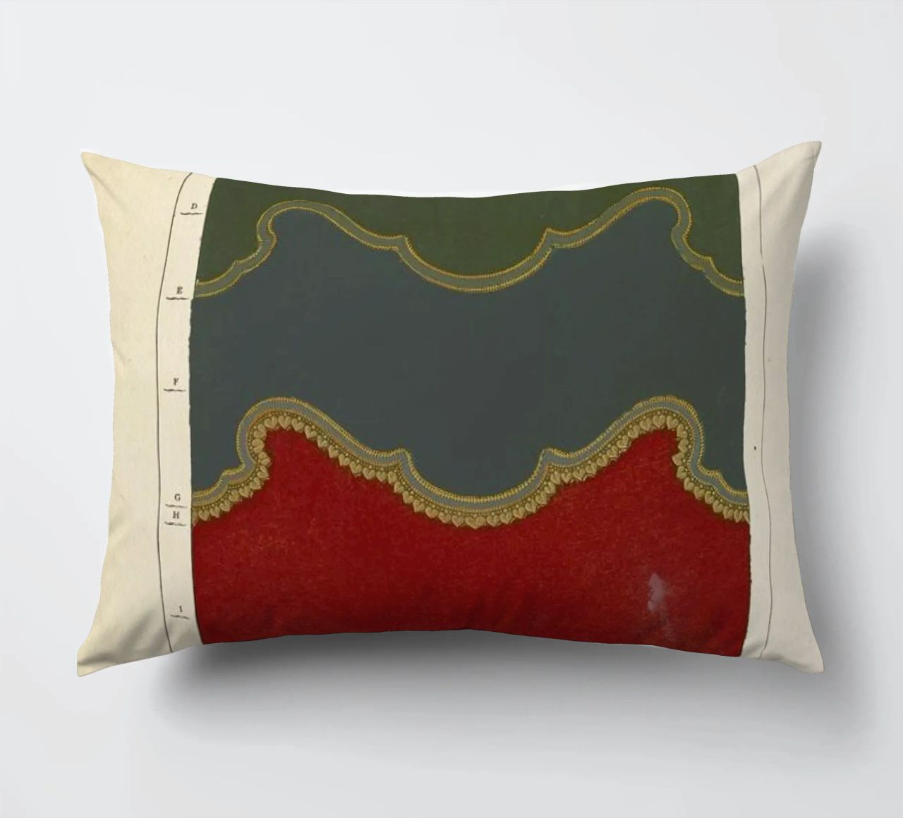 Tenture murale, L'harmonie des couleurs, 1815 - Édouard Guichard coussin de Artokoloro Quint Lox Ltd