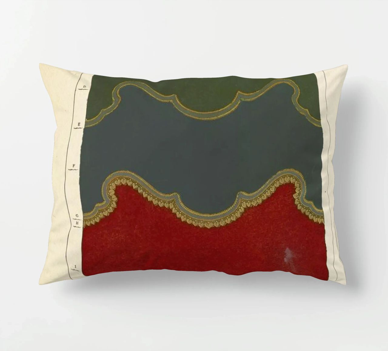 Tenture murale, L'harmonie des couleurs, 1815 - Édouard Guichard coussin de Artokoloro Quint Lox Ltd