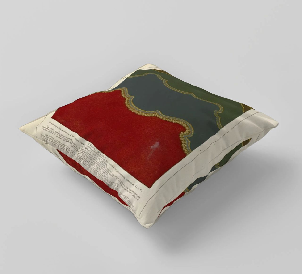 Tenture murale, L'harmonie des couleurs, 1815 - Édouard Guichard coussin de Artokoloro Quint Lox Ltd