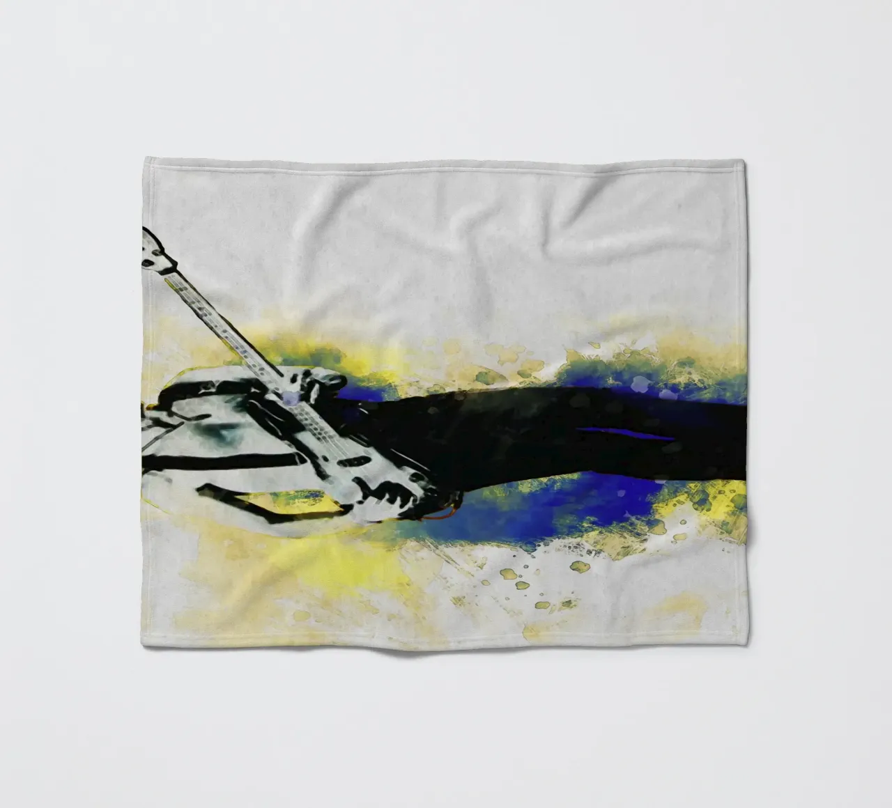 Smudge of Portrait Sting torna al basso coperta in pile da Gunawan Rb
